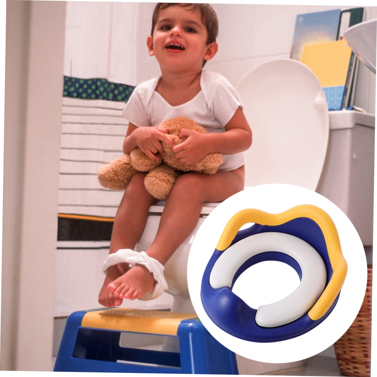 Asiento De Inodoro Para Entrenamiento Para Ir Al Baño Asientos Para Orinal Para Bebés Cómodos Para Niños Pequeños