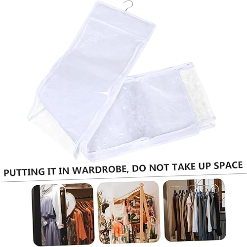 Miniatura 8 de Didiseaon Bolsa de almacenamiento colgante Organizador de bolsas Organizador de armario Diseño de ventana Tela no tejida Ahorro de espacio