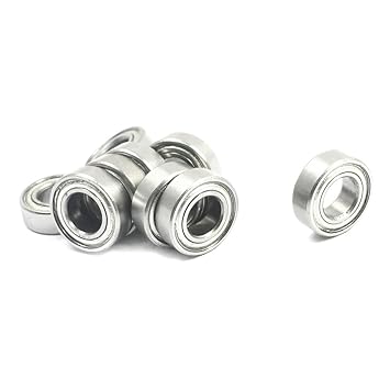 Generic 10Pcs Shielded Deep Groove Ball Radial Bearings 6mm x 12mm x 4mm