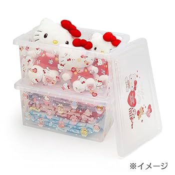 Sanrio シナモロール フタ付き収納ケースL 10点セット Sanrio