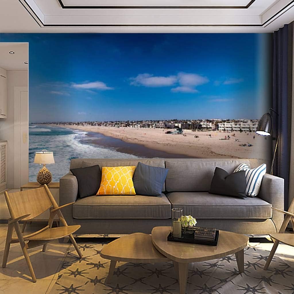 Wallpaper Wall Mural Venice Beach at Santa Monica Hermosa Beach Stock