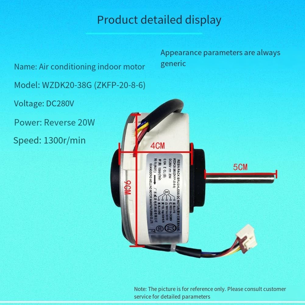 Inverter Klimaanlage Motor Ersatz für 20W Inverter Klimaanlage Motor WZDK20-38G (ZKFP-20-8-6) bürstenlos