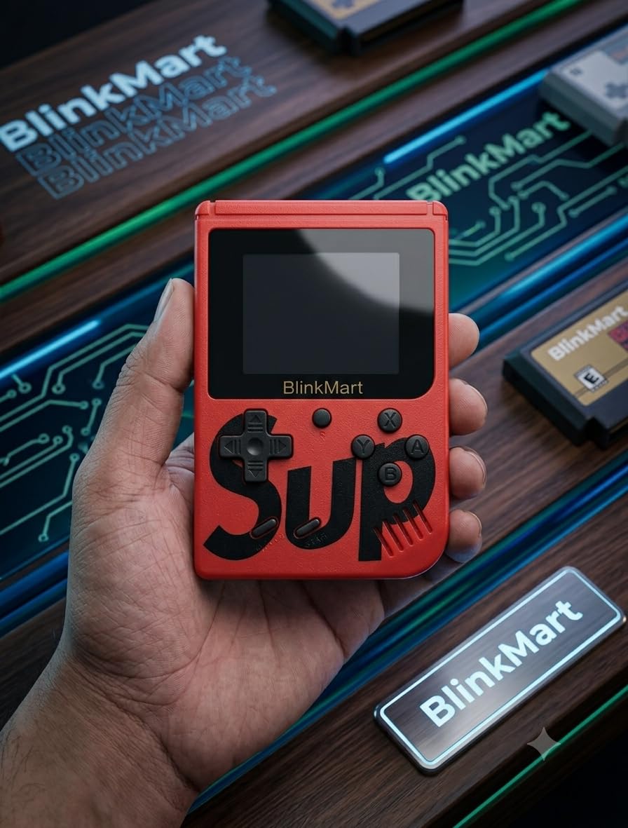 Video Game Pocket Game Console for Kids 400-in-1 Retro Handheld Gaming Device with Built-in Classic Games, TV Output Support(Color Assorted)-image-16