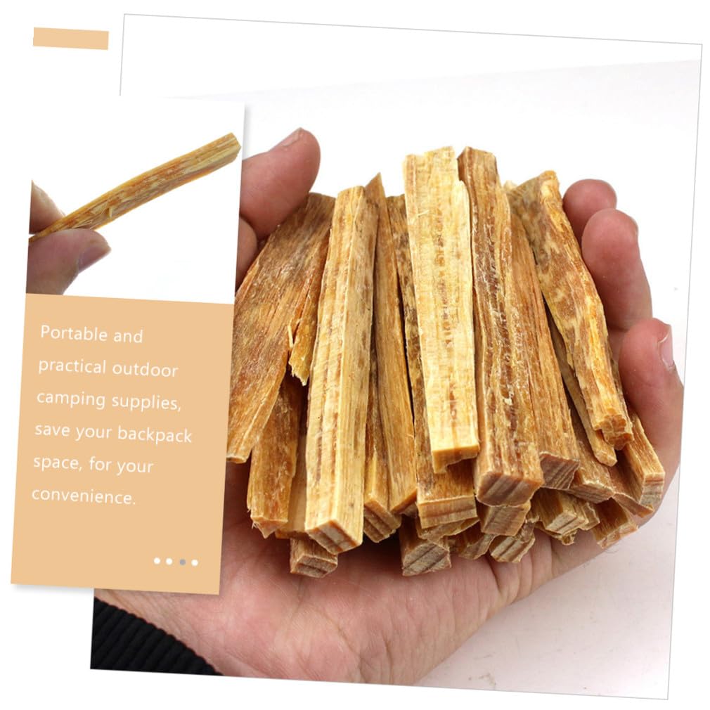 ifundom 3stücke Natürliche Holzfeueranzünder Für Outdoor-aktivitäten Effektive Zum Schnellen Entzünden Von Lagerfeuern Für Camping Und Grillen Mit Praktischer Verpackung