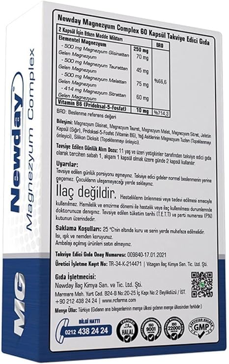 Newday Magnesium Complex 3X