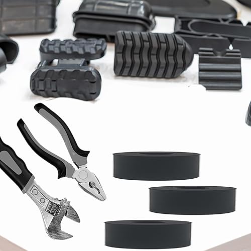 Miniatura 7 de 12 espaciadores de goma multiusos de 1 12 pulgadas de diámetro exterior x 12 pulgadas de diámetro interior x 38 pulgadas de grosor, buje de goma