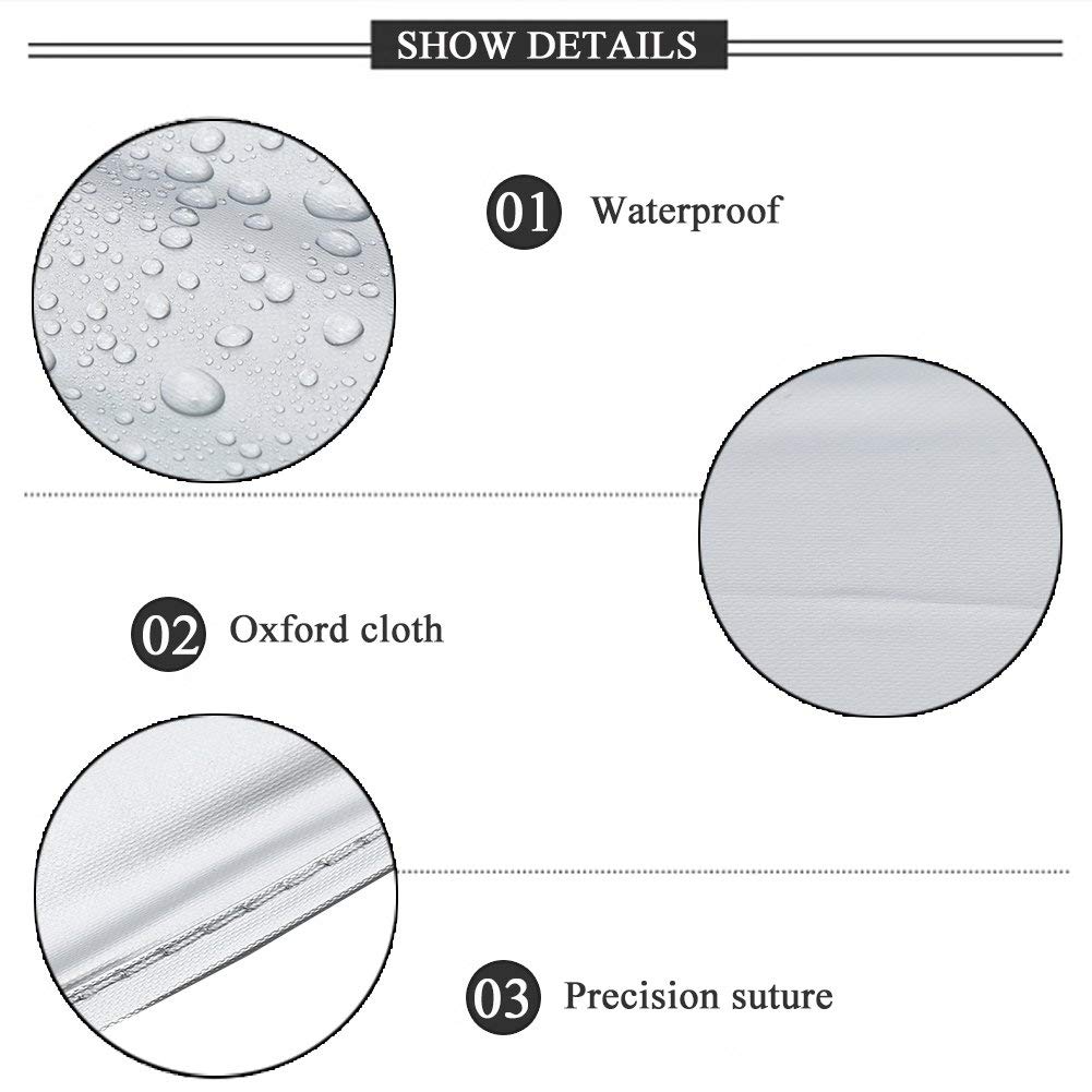 Ejoyous Bache Protection Billard Housse de Billard, Housse de Protection imperméable pour Table de Billard Snooker et Billard Convient pour Tables de 8 Pieds 260 x 170 cm