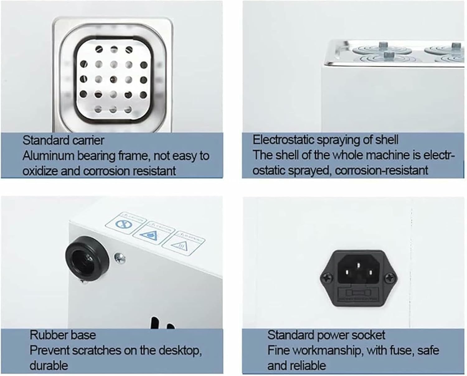 Digital Thermostatic Water Bath, Constant Water Bathroom Laboratory Equipment with Scientific Heating of 1/2/4/6 Holes, RT of 5 to 100 ° C, Increases D