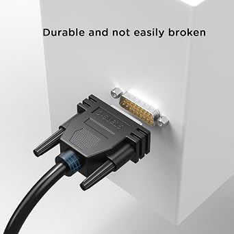 DB26 Male to Female Extension Cable 5FT, D-Sub 26 Pin HDB26 Cable with Double Shielding, 26 Pin Connector Cable for Industrial Equipment and Electronics