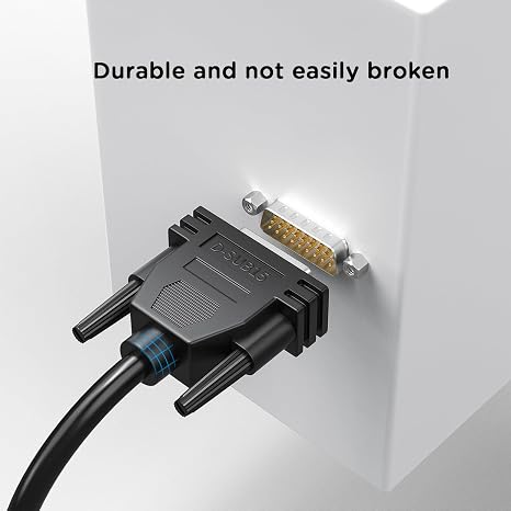 DB26 Male to Female Extension Cable 5FT, D-Sub 26 Pin HDB26 Cable with Double Shielding, 26 Pin Connector Cable for Industrial Equipment and Electronics