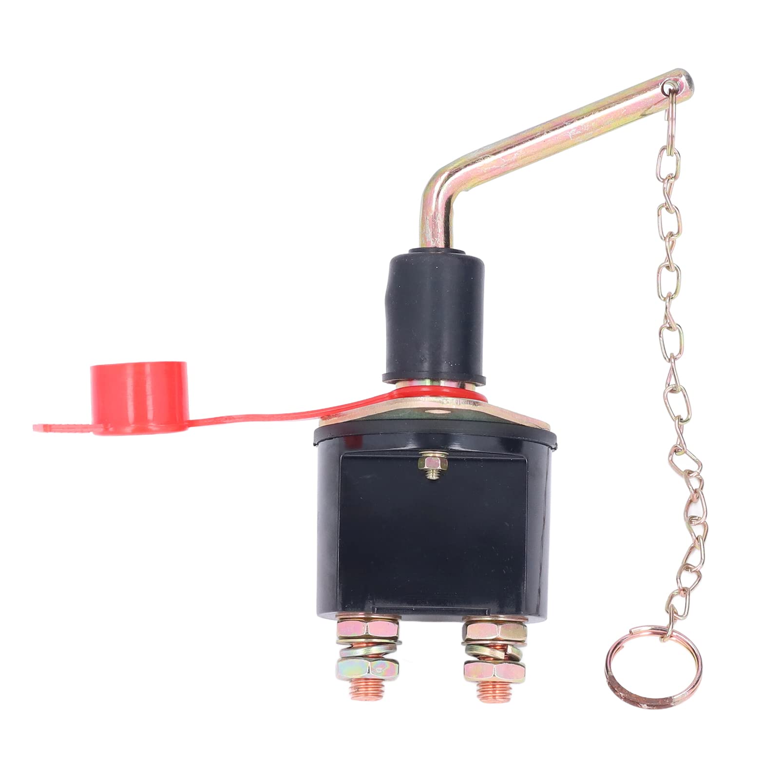 Interruttore Isolatore Batteria 300A in Metallo, Interruttore Isolatore Batteria Auto 12V/24V Interruttore Principale con Interruttore Principale a 2 Pin Interruttore di