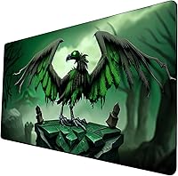Vista 21 de Tapete de juego de cartas coleccionables AI Painting – Tapete de juego MTG con zonas, 24 x 14 pulgadas, tapete de juego MTG de alta calidad – El