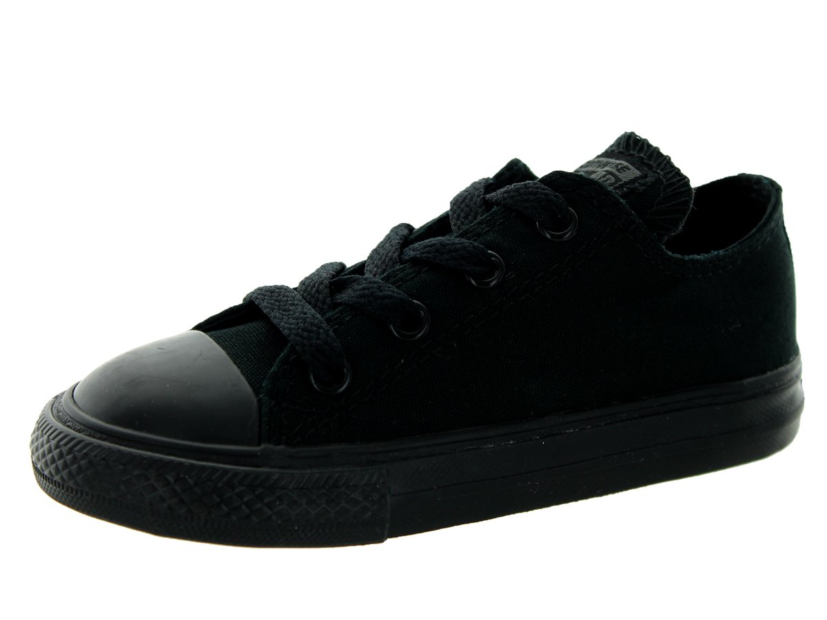 Converse Toddlers Chuck Taylor OX Classic Black Monoch Basketball Shoe 3 Infants US