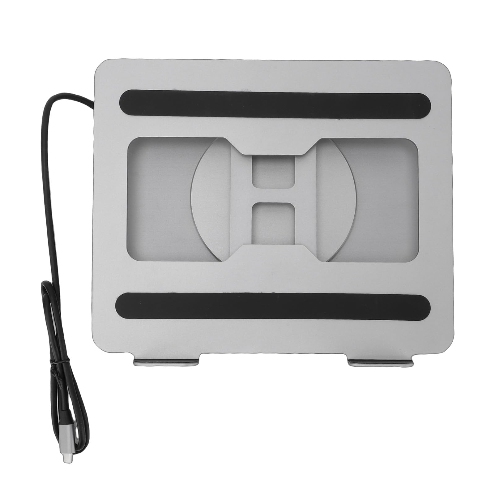 Supporto per Docking Station per Laptop 2 in 1, Supporto per Laptop in Lega di Alluminio, Hub USB C 10 in 1 con Ricarica Rapida PD da 100 W e Pieghevole Regolabile con Rotazione a 360 Gradi,