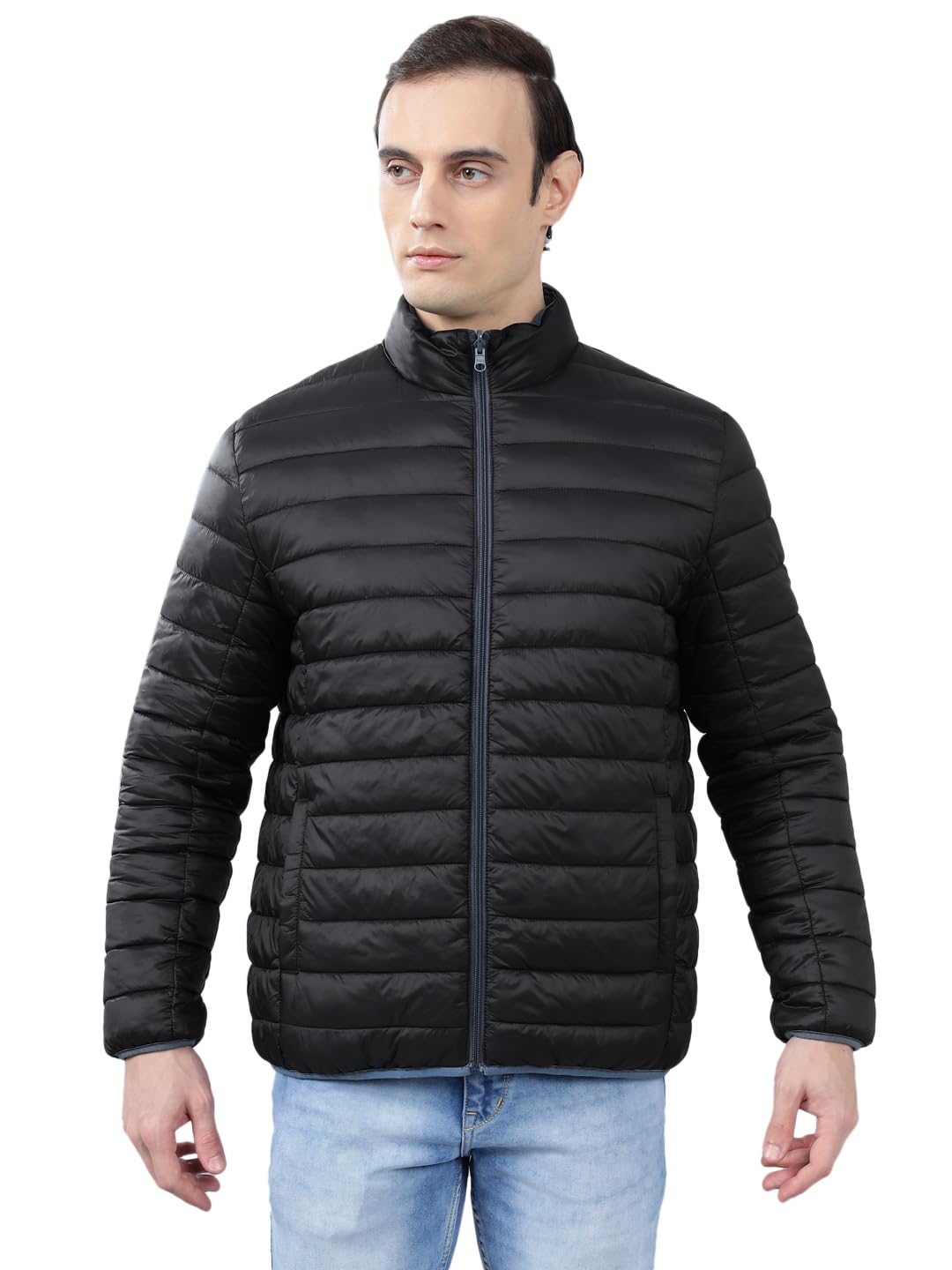 cantabil Solid Full Sleeve Mock Collar Regular Fit Mens Casual Reversible Jacket | Casual Winter Jackets for Men | Mens Jackets for Winter Wear (P_MJKT00249)-picture-29