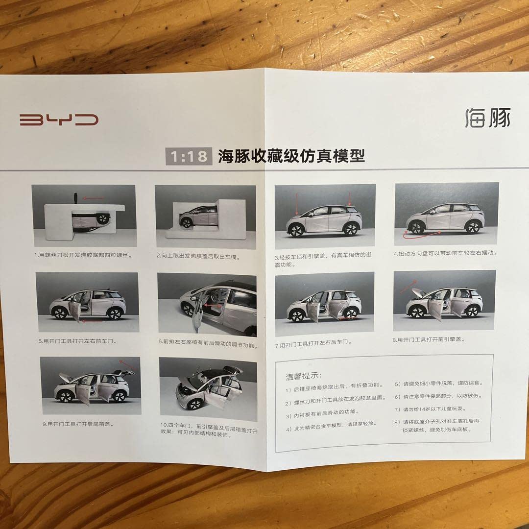 Amazon.co.jp: BYD DOLPHIN ミニカー 1 18 : おもちゃ