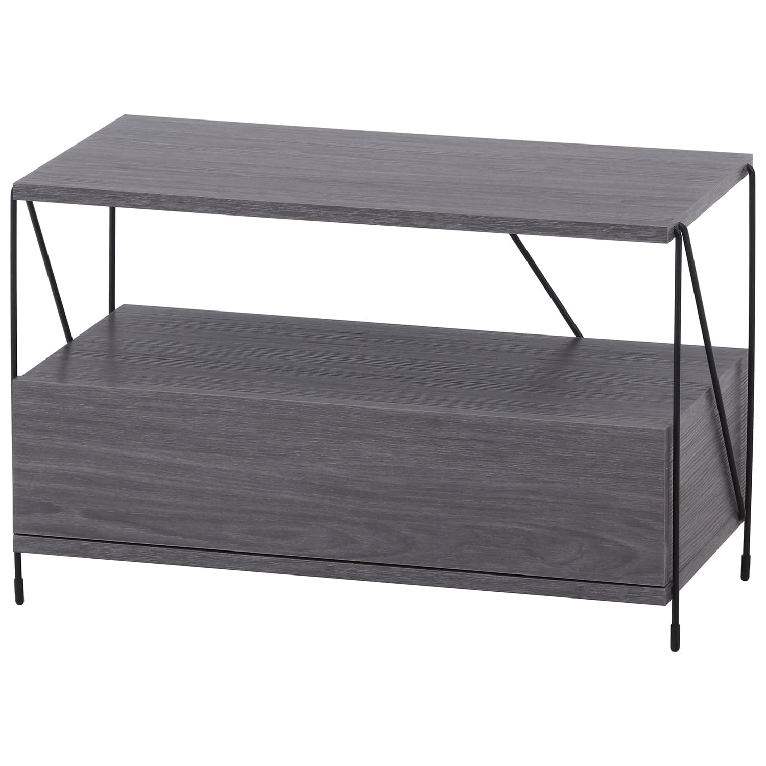 Amazon｜不二貿易 EZBOワイヤー TVラック GY 77569