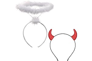 Cheerin Angel Halo and Devil Horns Headband