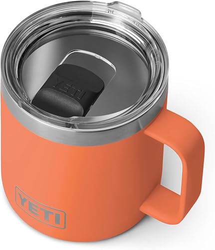 YETI Rambler 14 oz Mug, Vacuum Insulated, Stainless Steel with MagSlider Lid, High Desert Clay