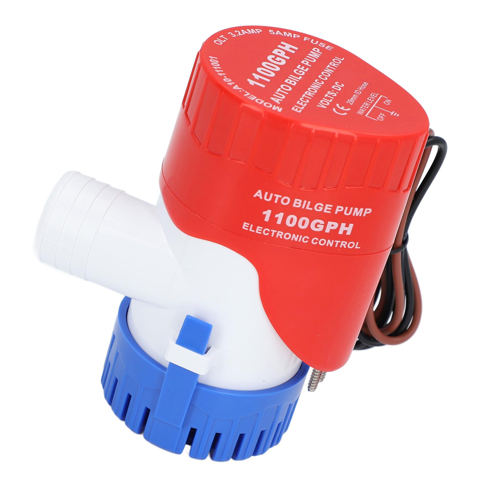 Pompa di sentina automatica per barche Pompa sommergibile elettrica 1100GPH 12V (12V)