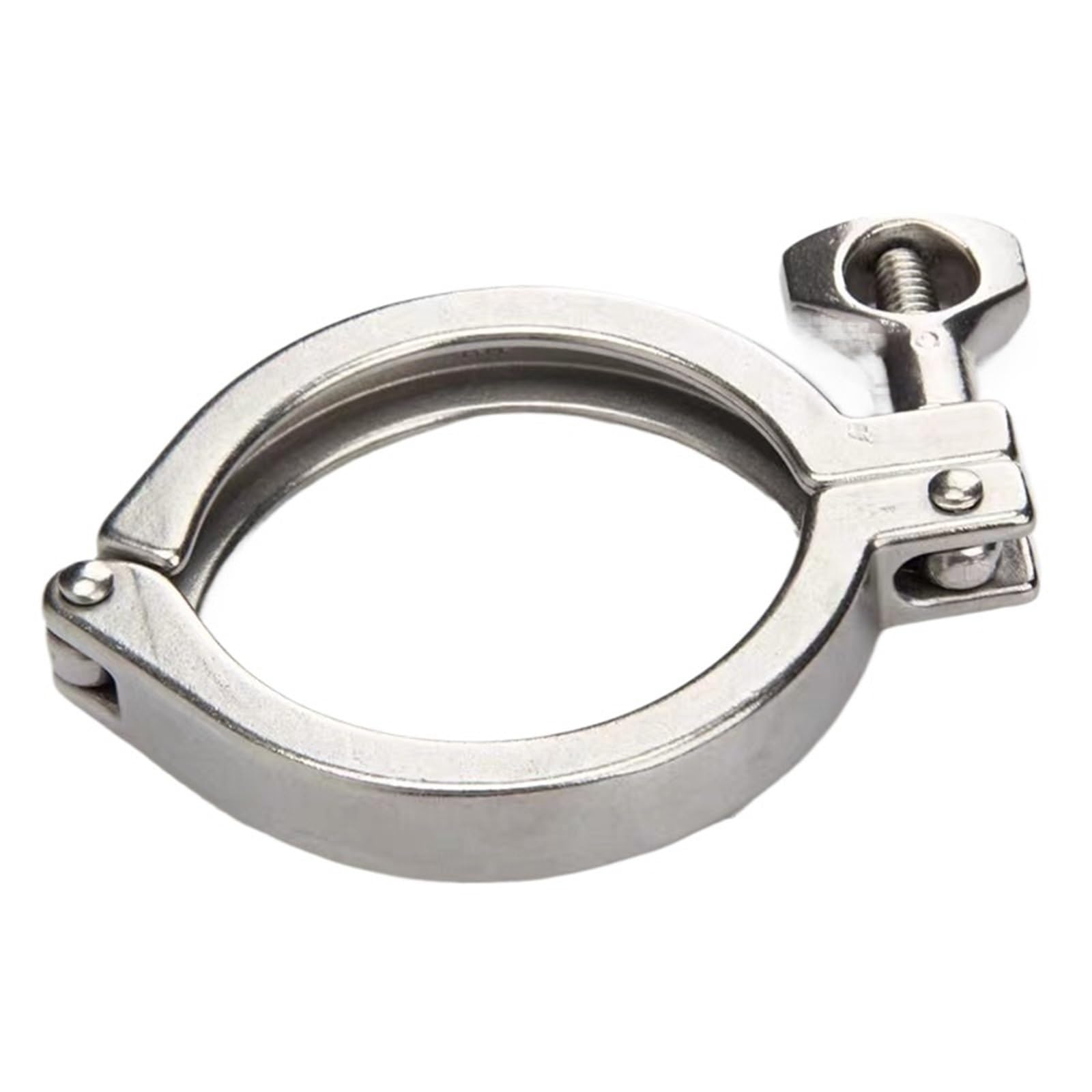 Virola de triple abrazadera de acero inoxidable 304 de 25 mm a 25 cm (25 mm-268 mm), ajuste sanitario para cerveza casera y lácteos (108 mm x diámetro 119 mm)