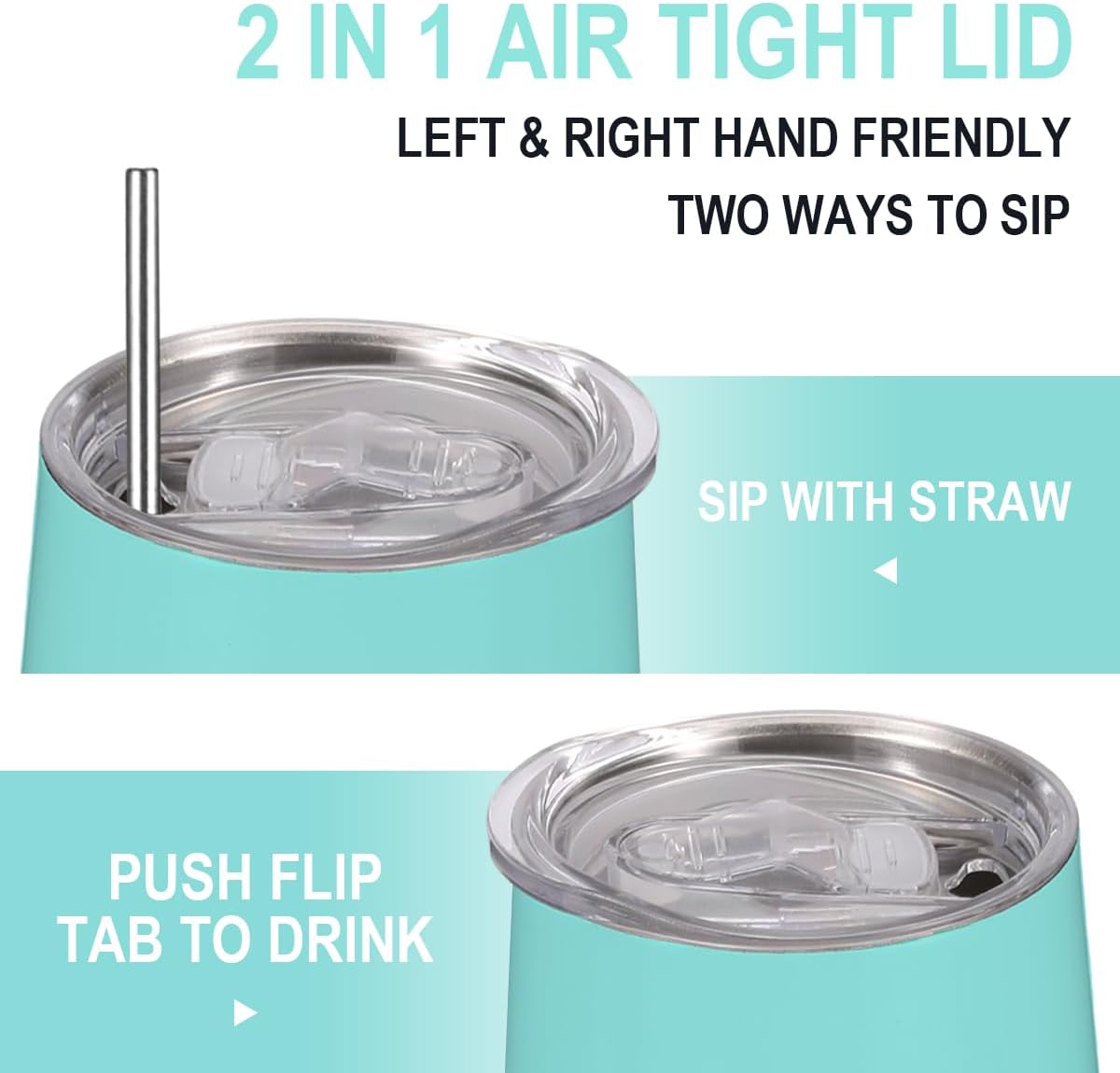 80th Birthday Gift for Women Men，80 Year Old Birthday Gifts for Women，Tumbler 12 oz Stainless Steel Vacuum Insulated Tumblers Womens 80th Birthday Gift Ideas Blue - Image 3