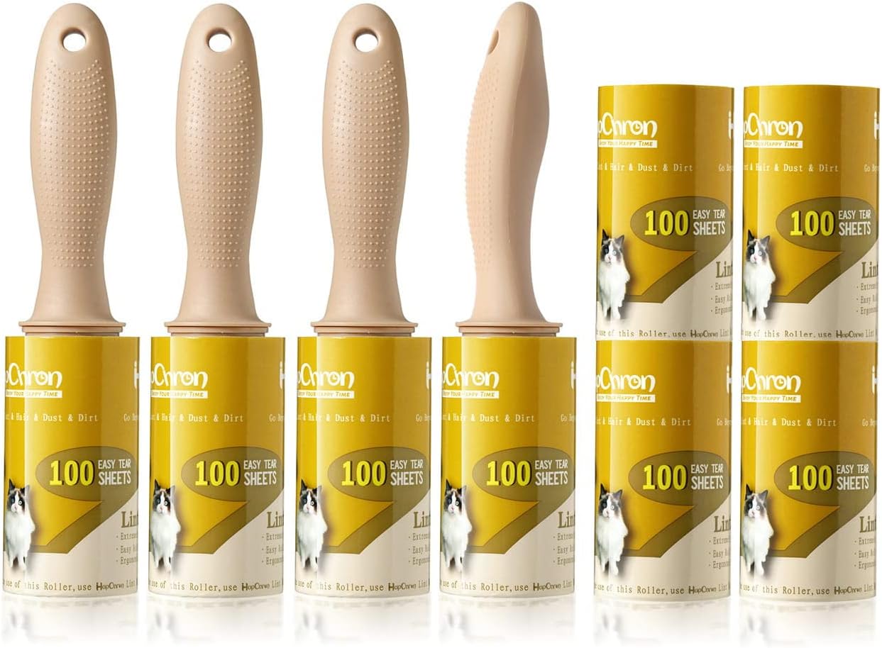 HapChron Lint Rollers Extra Sticky for Pet Hair [800 Sheets