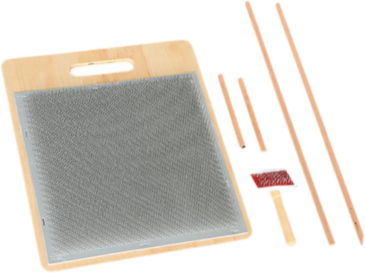 Wool Blending Board Carding Brush Set Wool Hand Carders Wood Brush Comb Needle Felting Tools Spinning Hand Supplies Yarn Carding Board for DIY Yarn, Felting, and Fiber Preparation