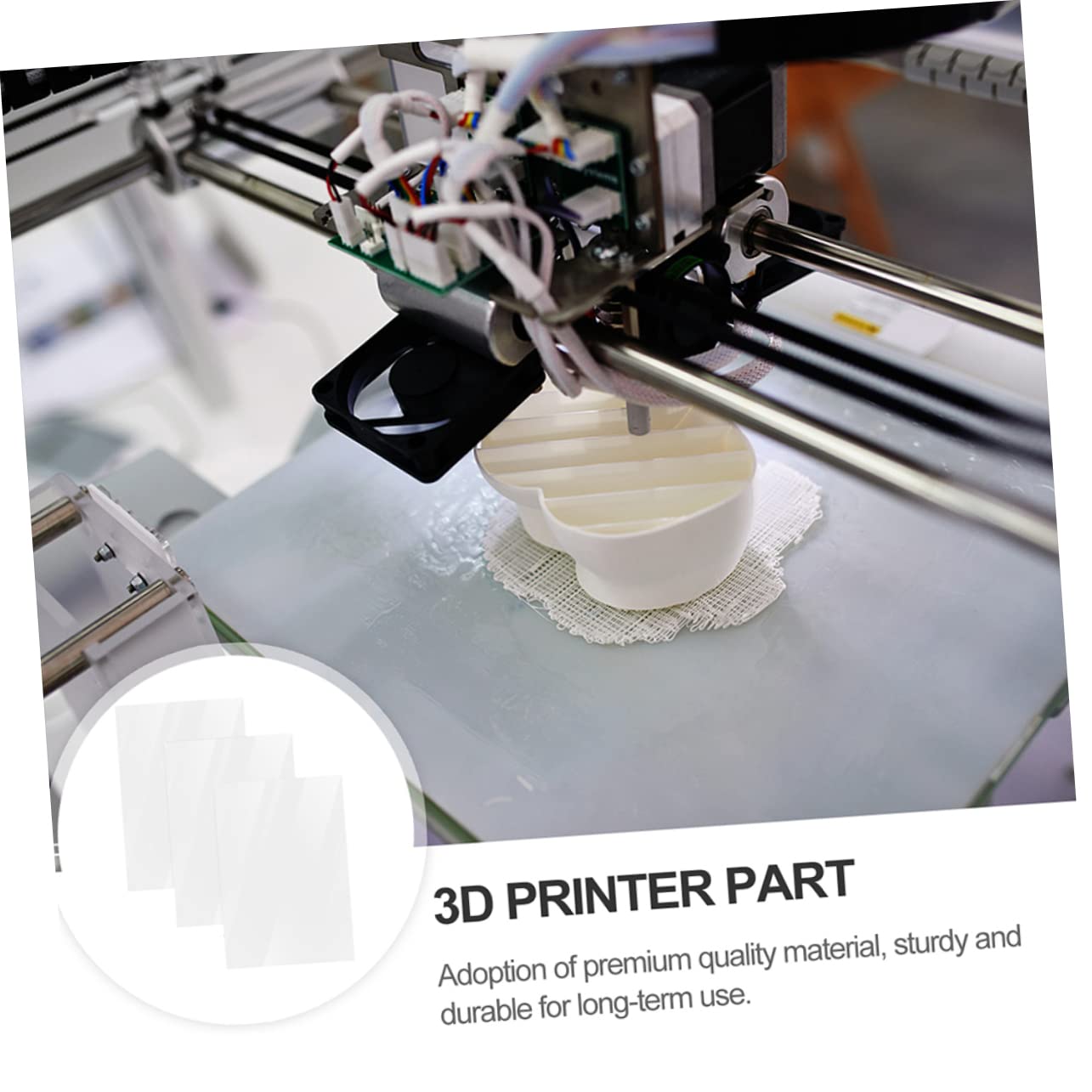 Mobestech 18 Hojas Película De Impresión 3d Suministros Para Impresoras 3d Película De Alta Transmitancia Película De Liberación De Impresión Fep Película De Alta Permeabilidad Impresora 3d