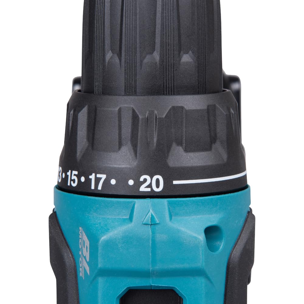 MAKITA DDF490WVE - Taladro atornillador 18V 65Nm. Incluye Taladro, 2 baterias de 2Ah, cargador y maletín