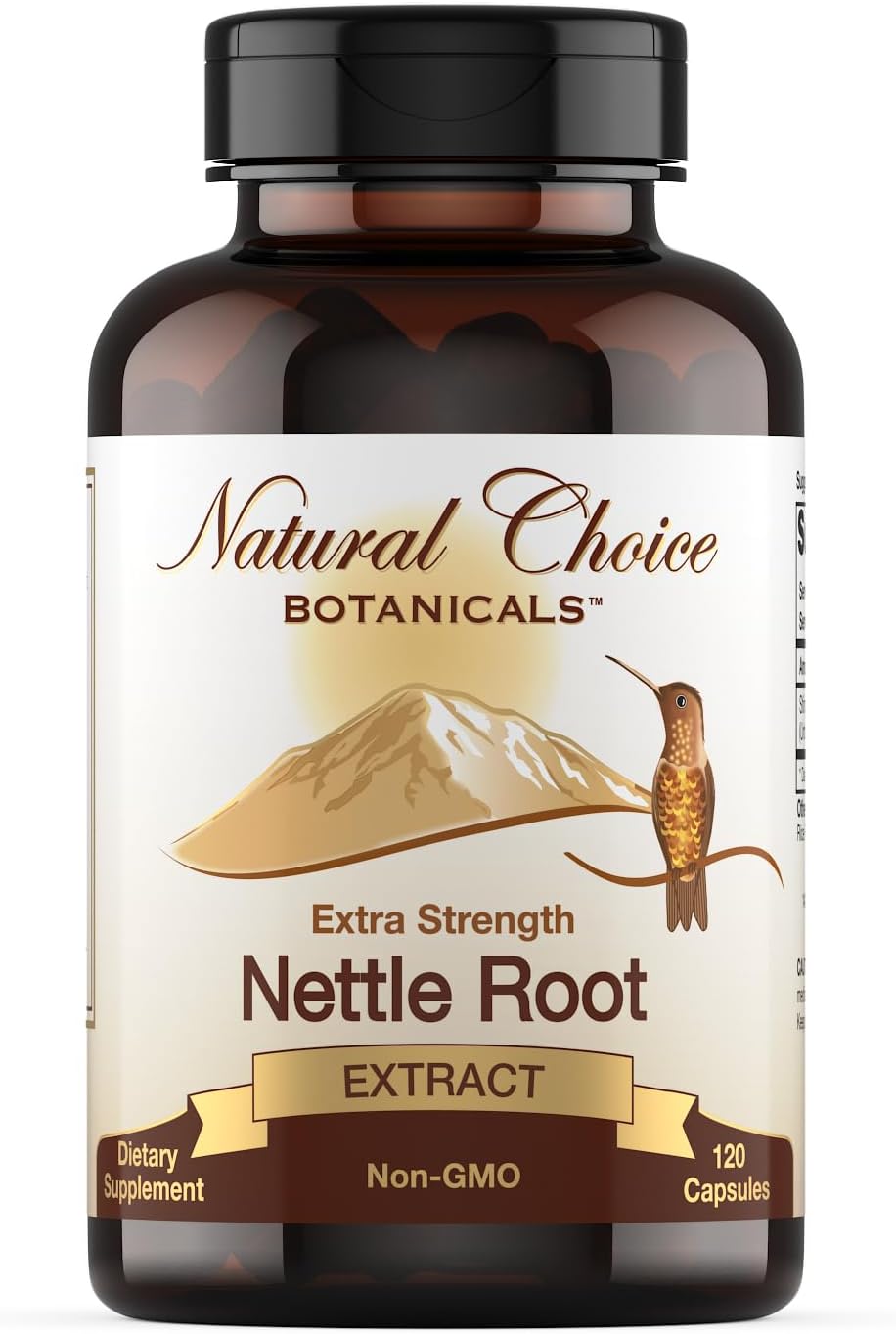 Stinging Nettle Root Extract Supplement - 120 Capsules, 2 Month Supply