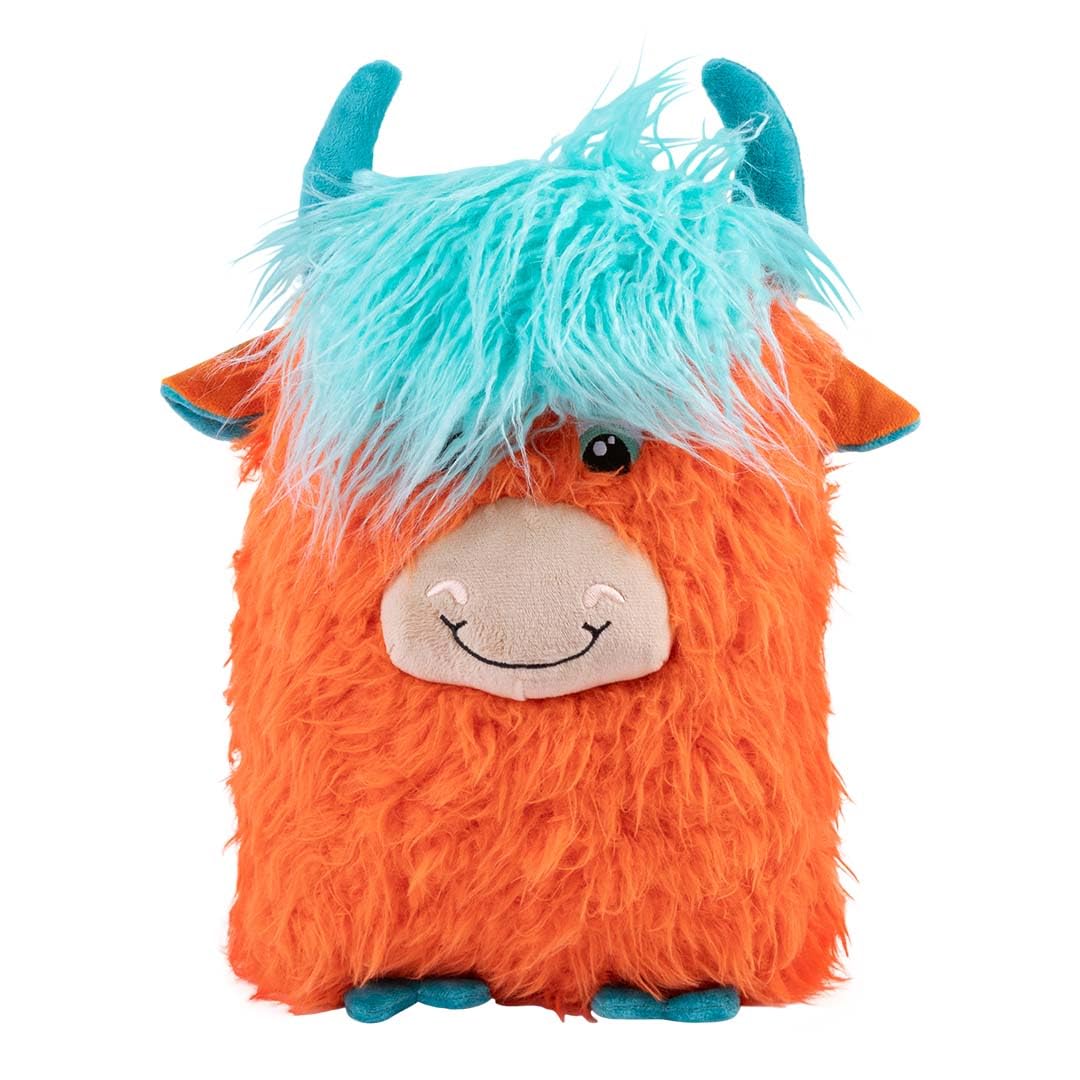 KONG Comfort Jumbo Highland Cow Dog Toy