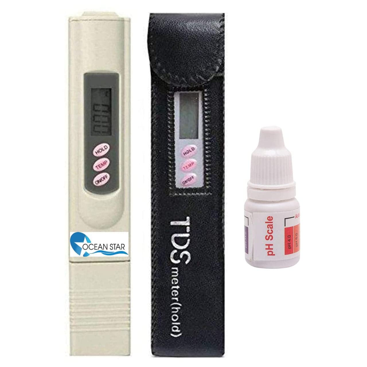 OCEAN STAR Imported Tds Meter for Water Testing, Digital LCD Tds Meter, Water Filter Tester for Measuring Tds/Temp/Ppm with Carry Case and pH Drops (B0B6WLT8Y3) Amazon Price History, Amazon Price Tracker