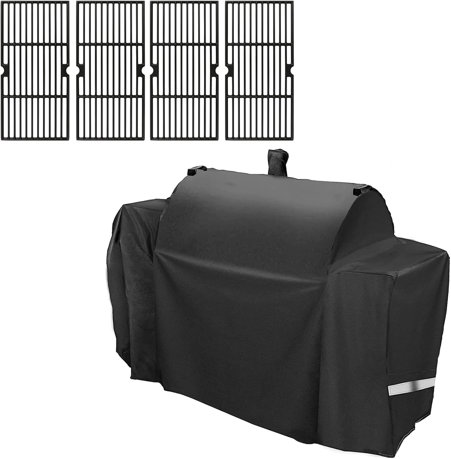 Grisun Grill Grates and Cover for Oklahoma Joe's Longhorn Combo Grills