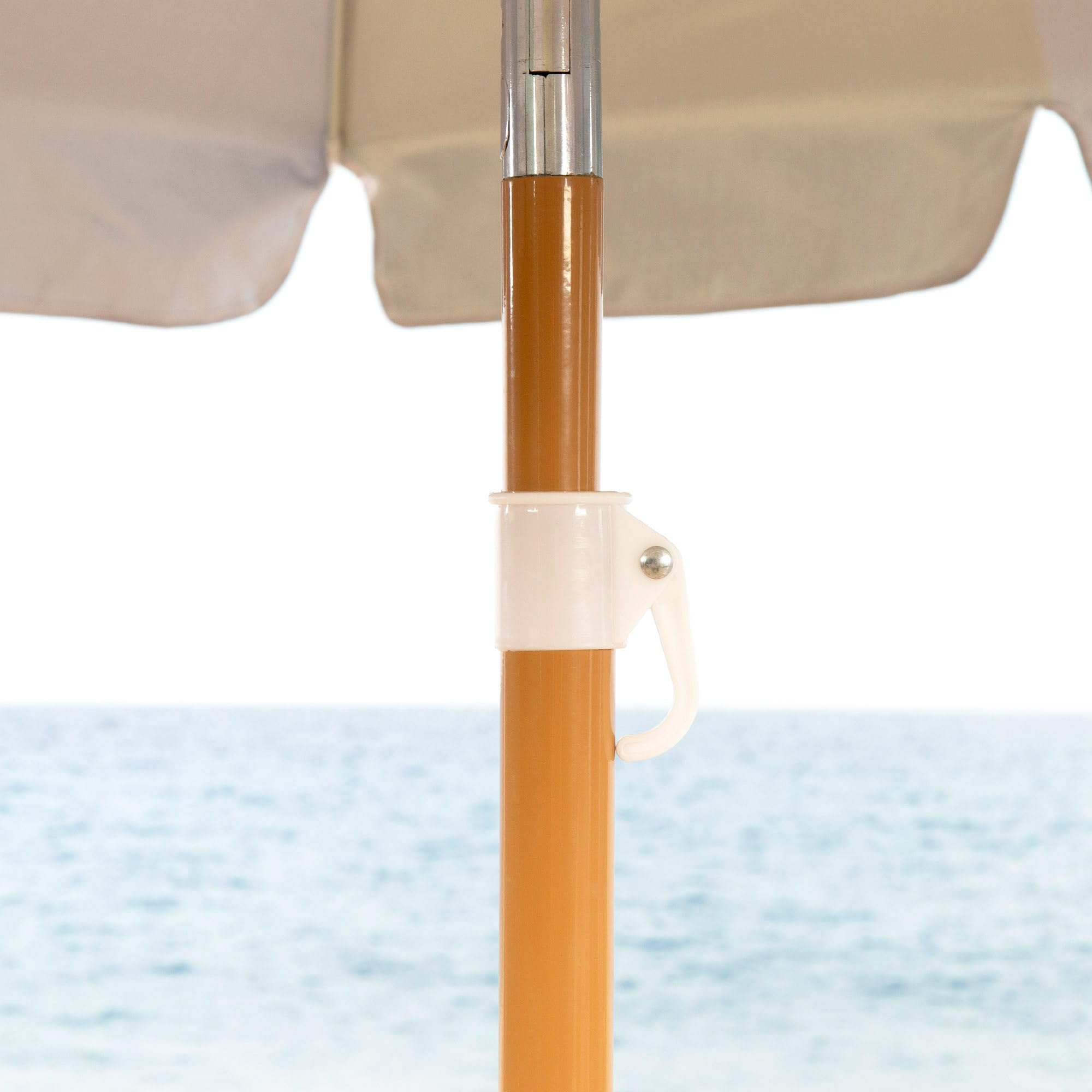 AKTIVE Parasol plażowy 8 żeber 200 cm tęczowy drążek przechylny maszt ochrona UV50 pręty z włókna szklanego 28/32 mm ze stalowym uchwytem do przenoszenia, wiatroszczelny (62430), tęcza, 200 cm
