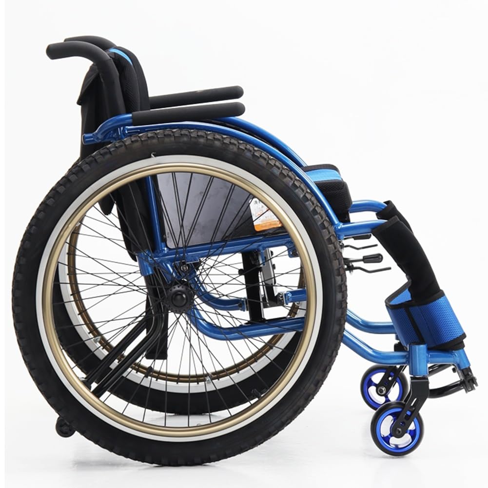 Rueda Trasera de Repuesto para Silla de Ruedas de 24 x 1,95 (Par), Neumáticos de 24 Pulgadas con Radios de Aluminio y rodamiento de 12,7 mm