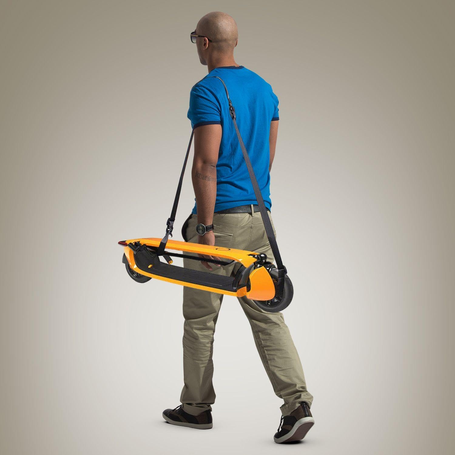 Scolare D'Épaule À Scooter 1 Pièce, Taille Réglable, Sangle Arrière Multifonctionnelle Créative, Commodité Extérieure, Sangle De Support De Scooter.