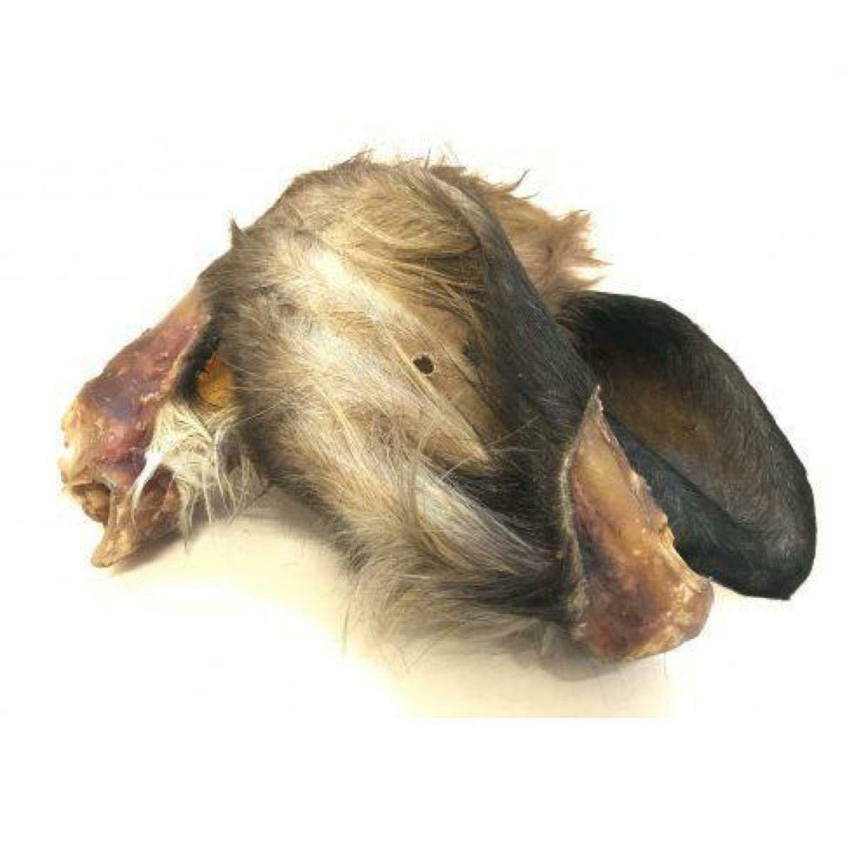 Trusty Pet Supplies 5 x Cow Ears with Fur/Hair 100% Natural Low Fat Natural Dog Tasty Treat