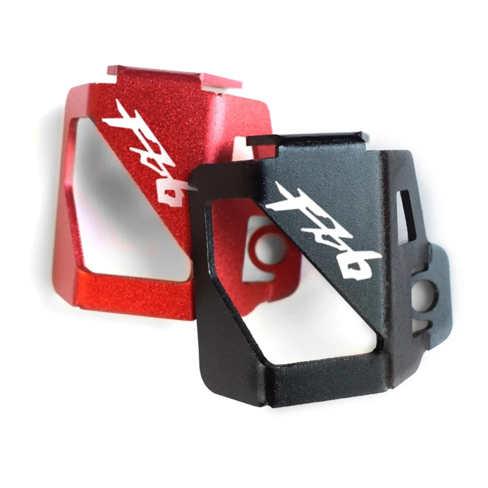 Compatibile con FZ6 FZ-6 FZ6R ZF6N FAZER Accessori in lega di alluminio Coperchio protettivo serbatoio liquido freni posteriore moto(Black)