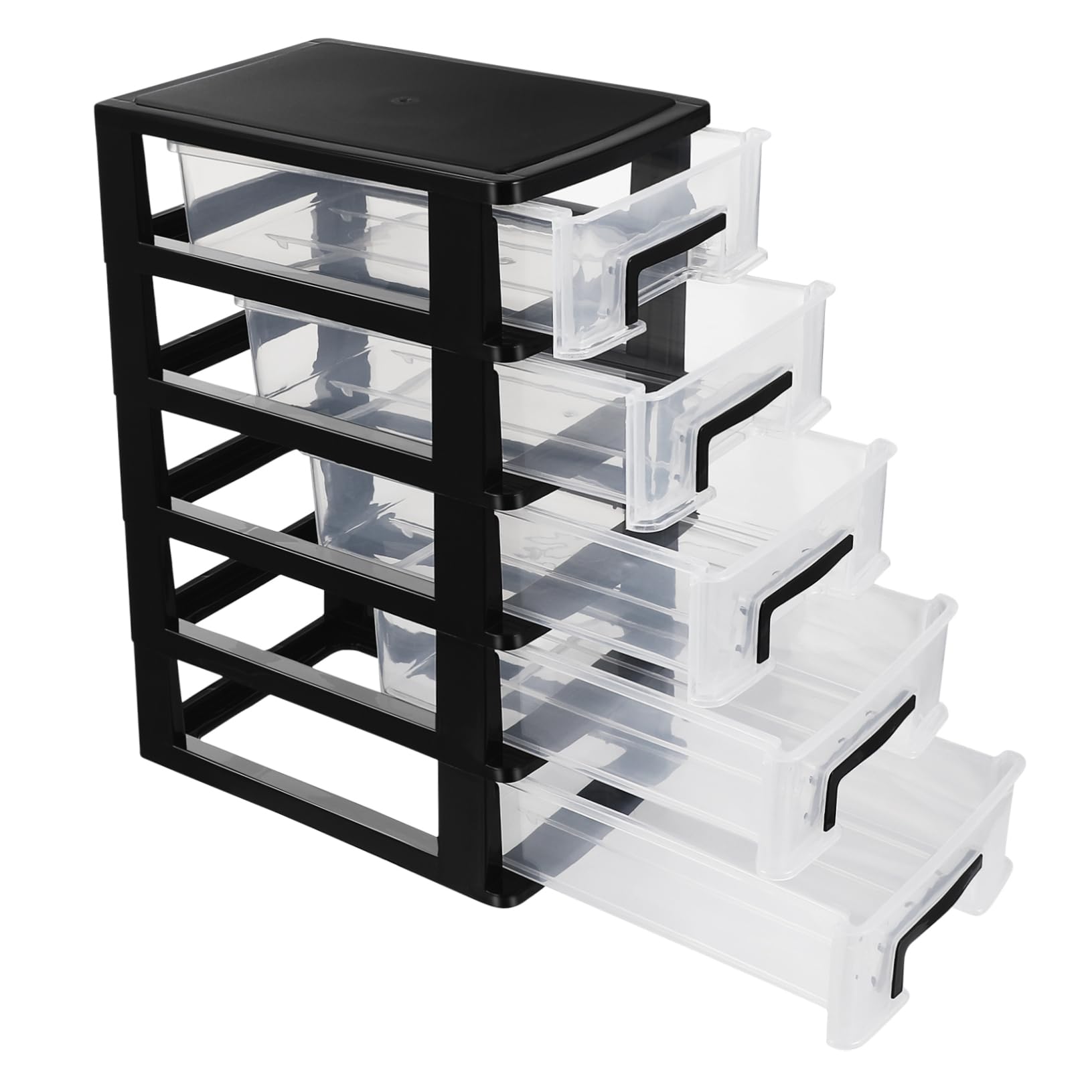 Ciieeo Multifunktionale Aus Kunststoff Organizer Für Büro Und Zuhause Tragbarer Schubladenschrank Transparente Kunststoffbox Für Kosmetische Utensilien Und Mehr