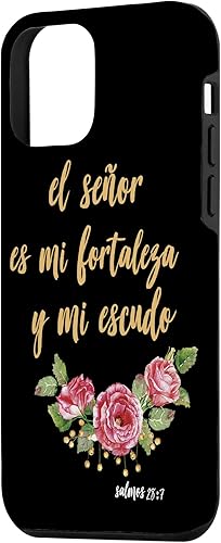 Miniatura 38 de Carcasa para iPhone 11 Salmos El Señor Es Mi Fortaleza Biblia Cristiana