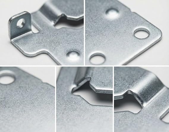 Mounting Plate Suitable for IKEA 116791 Skorva Centre Beam - Set of 2 Including Screws - Bed Fitting for Malm, Hemnes, Brimnes Bed Frame - Ideal for Camper Van Removal & Motorhome Bed