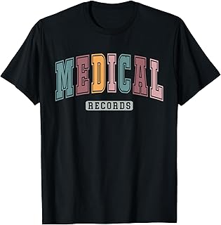 Vintage Medical Records Clerk Director Nursing Graduation T-Shirt