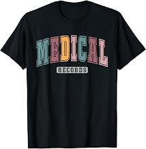 Vintage Medical Records Clerk Director Nursing Graduation T-Shirt