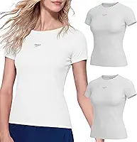 Kit 2 Camisetas Femininas Speedo Slim Academia Treino Sport Fitness