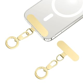 Dadanism Phone Tether Tab ×1, Spring O Ring ×1, Gold - Amazon product rated Grade B