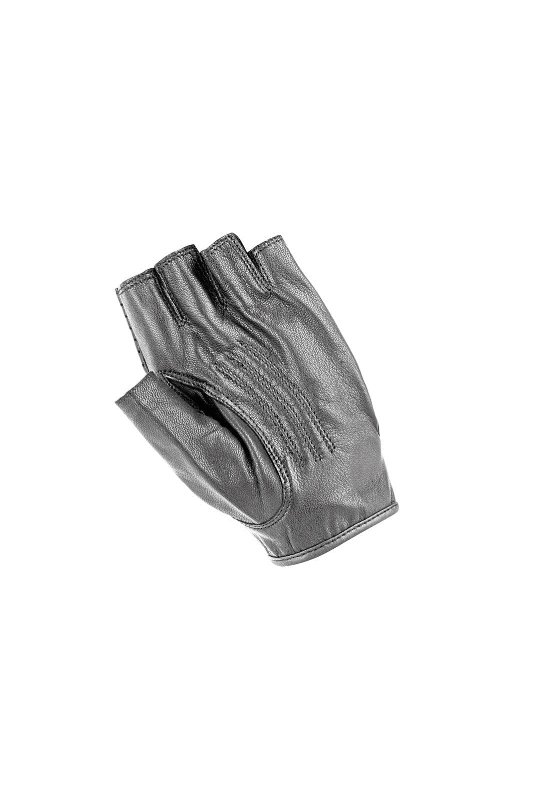 OJ - Guanti Fresh Dorso Pelle Ovina Traforata, Nero, L