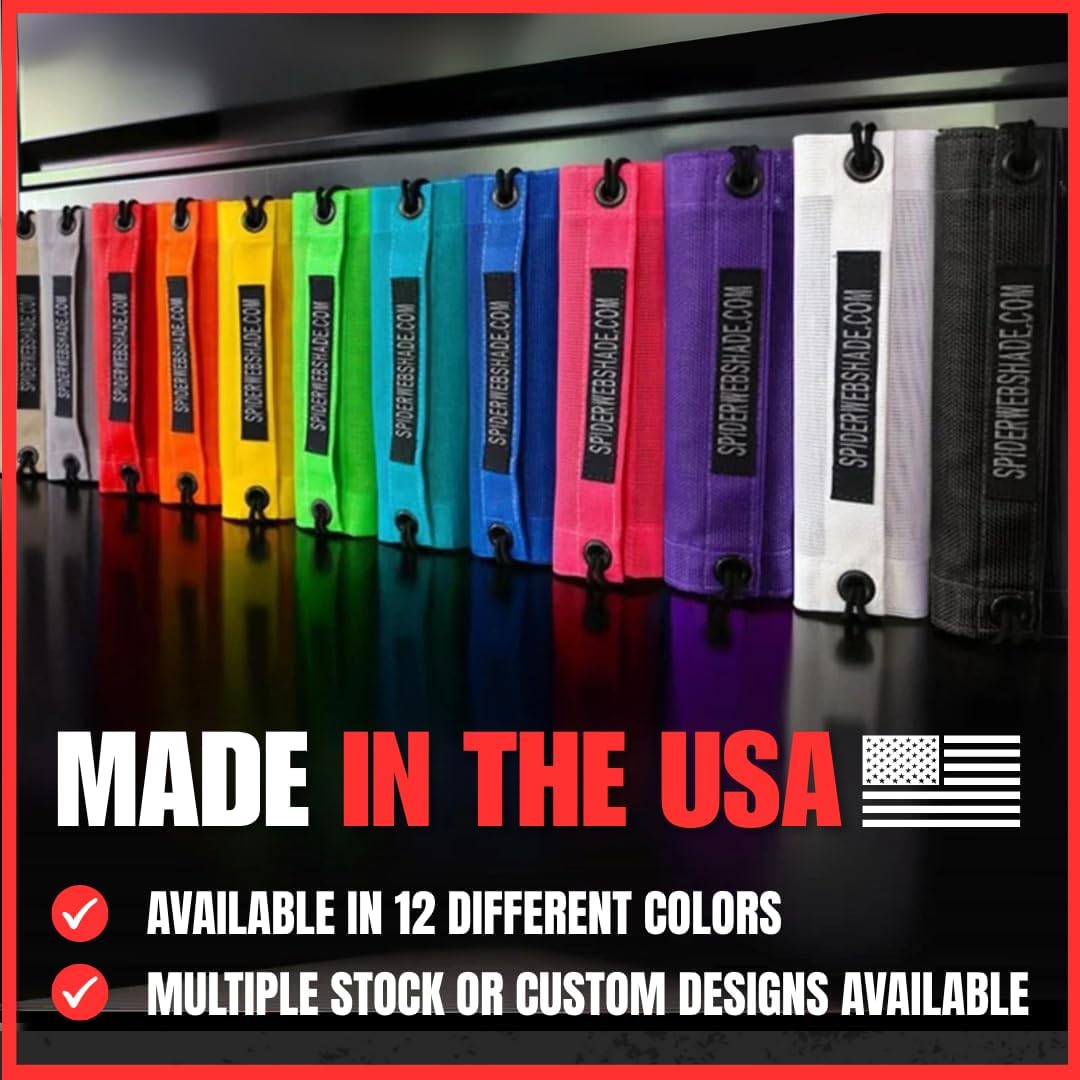 SPIDERWEBSHADE Original Bronco 4-Door Full Sunshade Top (2021-2026) Compatible with Ford Bronco - Airbag Safe - USA Made - 10 Year Warranty (Pink)