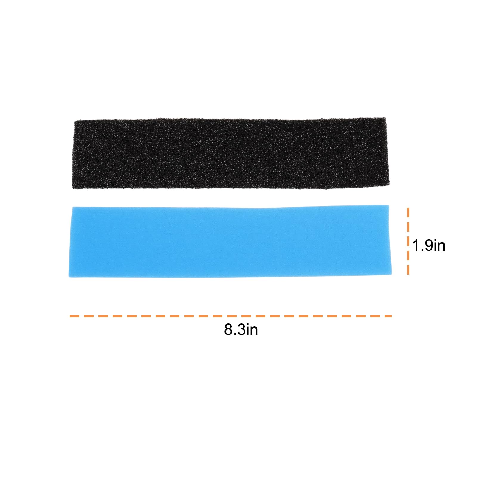 Lot De 8 Filtres Pour Climatiseur Mitsubishi MAC-2330FT-E / MAC-3000FT-E - Enzymes Et Charbon