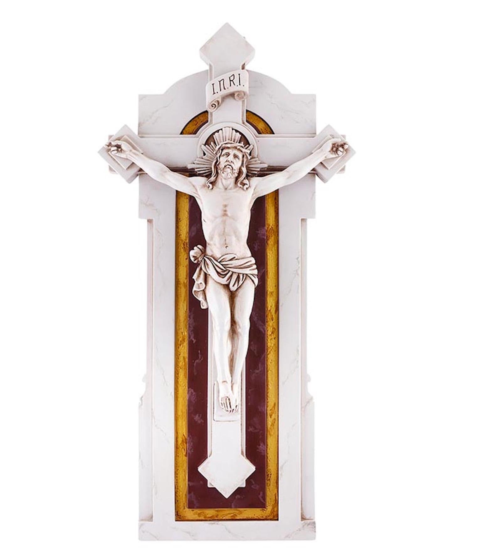 Christian Brands San Clemente Amati Collection – Crucifix, Resin, 14.25" H